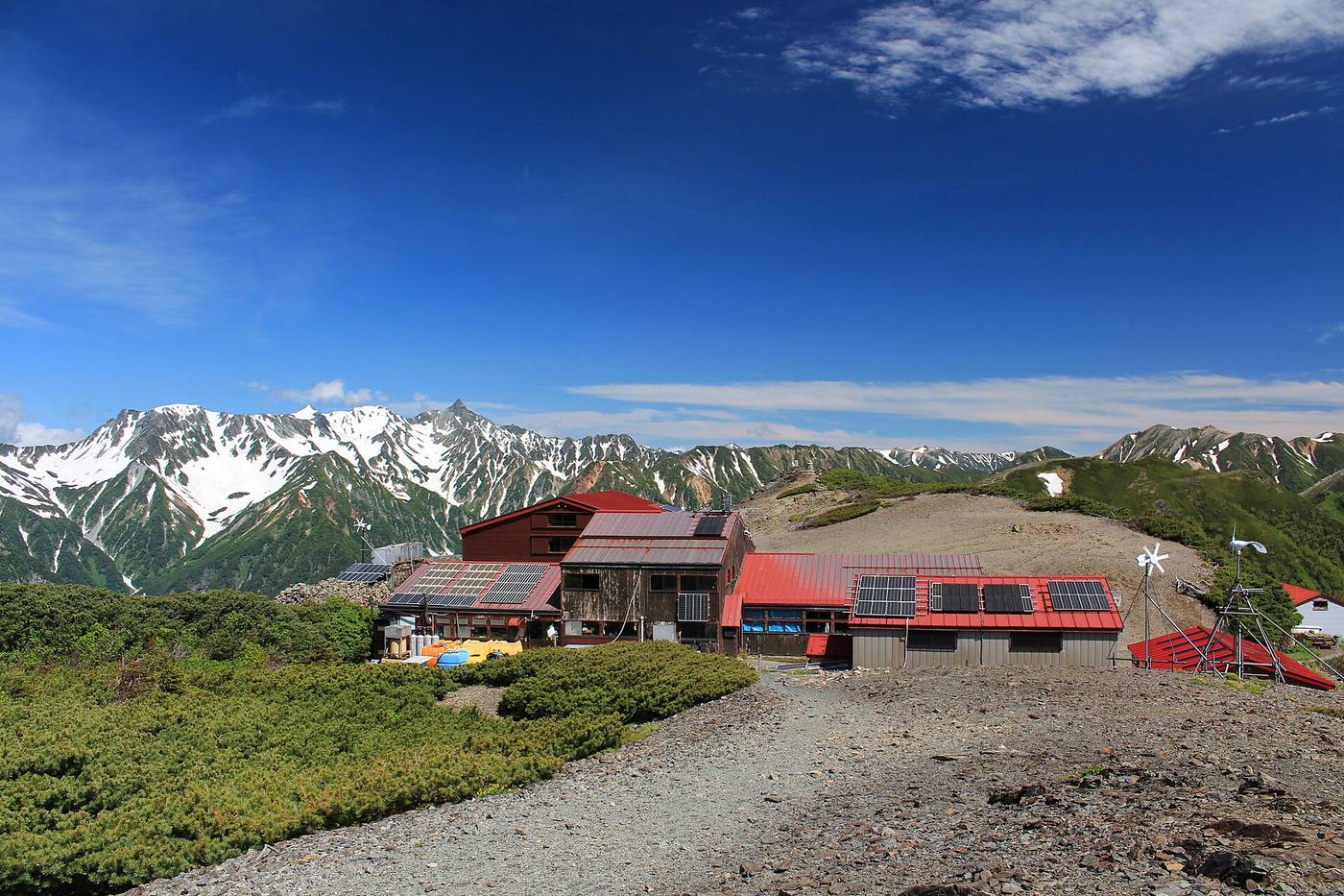 蝶ヶ岳ヒュッテ